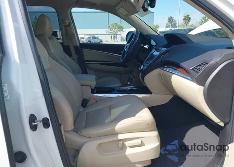 2015 Acura Mdx Technology z USA, uszkodzony, nr VIN 5FRYD3H48FB011286